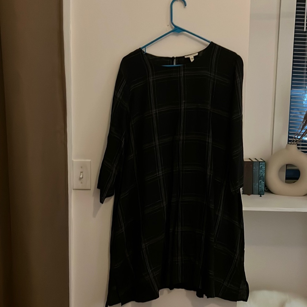 Linen Eileen Fisher dress